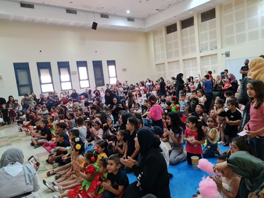 كفر برا نجاح باهر لعرض الهدية فوزي وموزي وتويتي